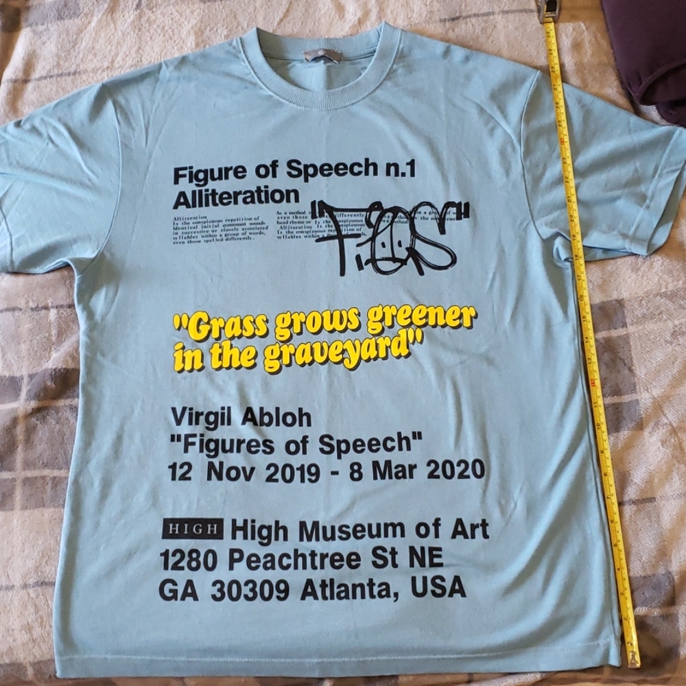 Virgil Abloh Figure Of Speech Tee XL